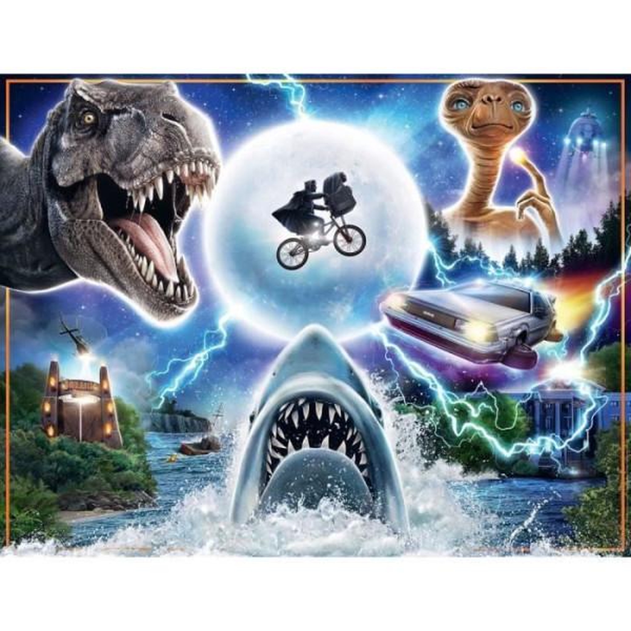 Voir la diapositive 3 : RAVENSBURGER Puzzle 2000 pieces les films cultes d'universal - ravensburger - cinéma - adulte - multicolore