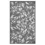 Voir la diapositive 1 : ID MARKET Tapis extérieur FLOWER gris et blanc 180 x 280 CM
