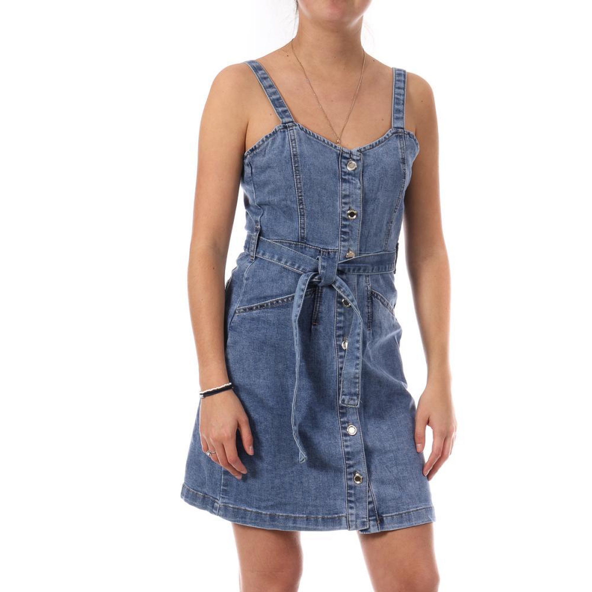 MONDAY PREMIUM Robe Bleu Femme Monday Premium L3203. Coloris disponibles : Bleu