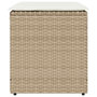 Voir la diapositive 4 : VIDAXL Tabourets de jardin avec coussins lot de 2 beige resine tressee