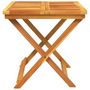 Voir la diapositive 5 : VIDAXL Table pliable de jardin 50x50x50 cm bois d acacia solide