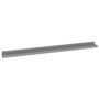 Voir la diapositive 5 : VIDAXL Etageres murales 2 pcs Gris 100x9x3 cm