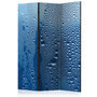 Voir la diapositive 1 : Paris Prix Paravent 3 Volets  Water Drops on Blue Glass  135x172cm