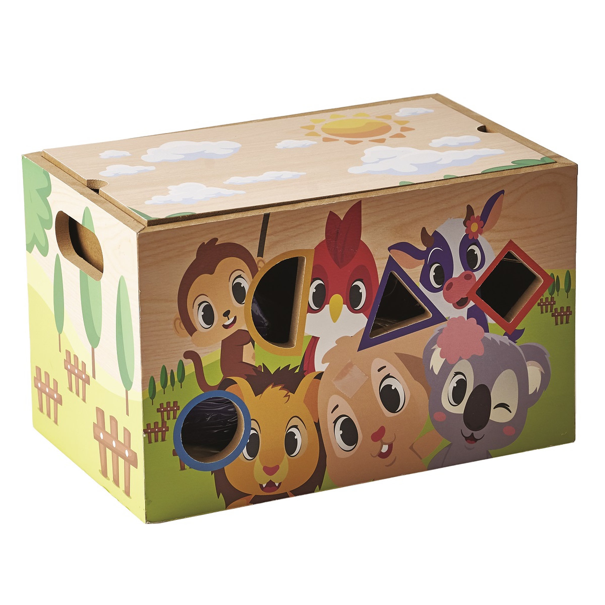 Voir la diapositive 3 : One Two Fun Mon ensemble multiactivité en bois