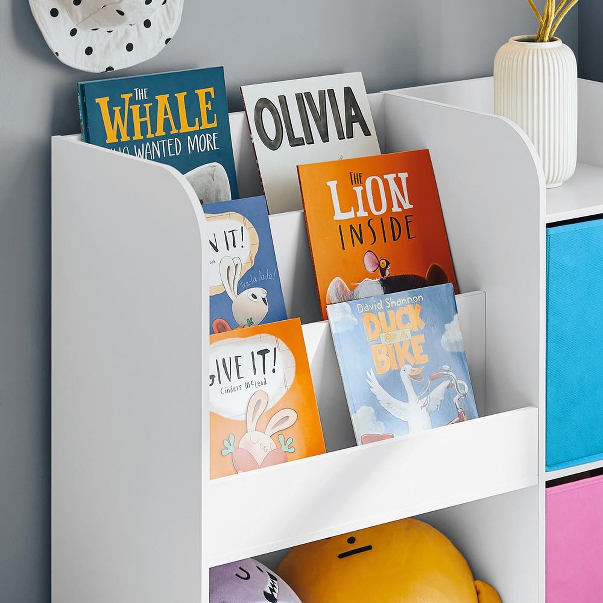 Voir la diapositive 6 : SOBUY SoBuy - Bibliothèque Enfant à 2 étagères - Moderne - KMB37