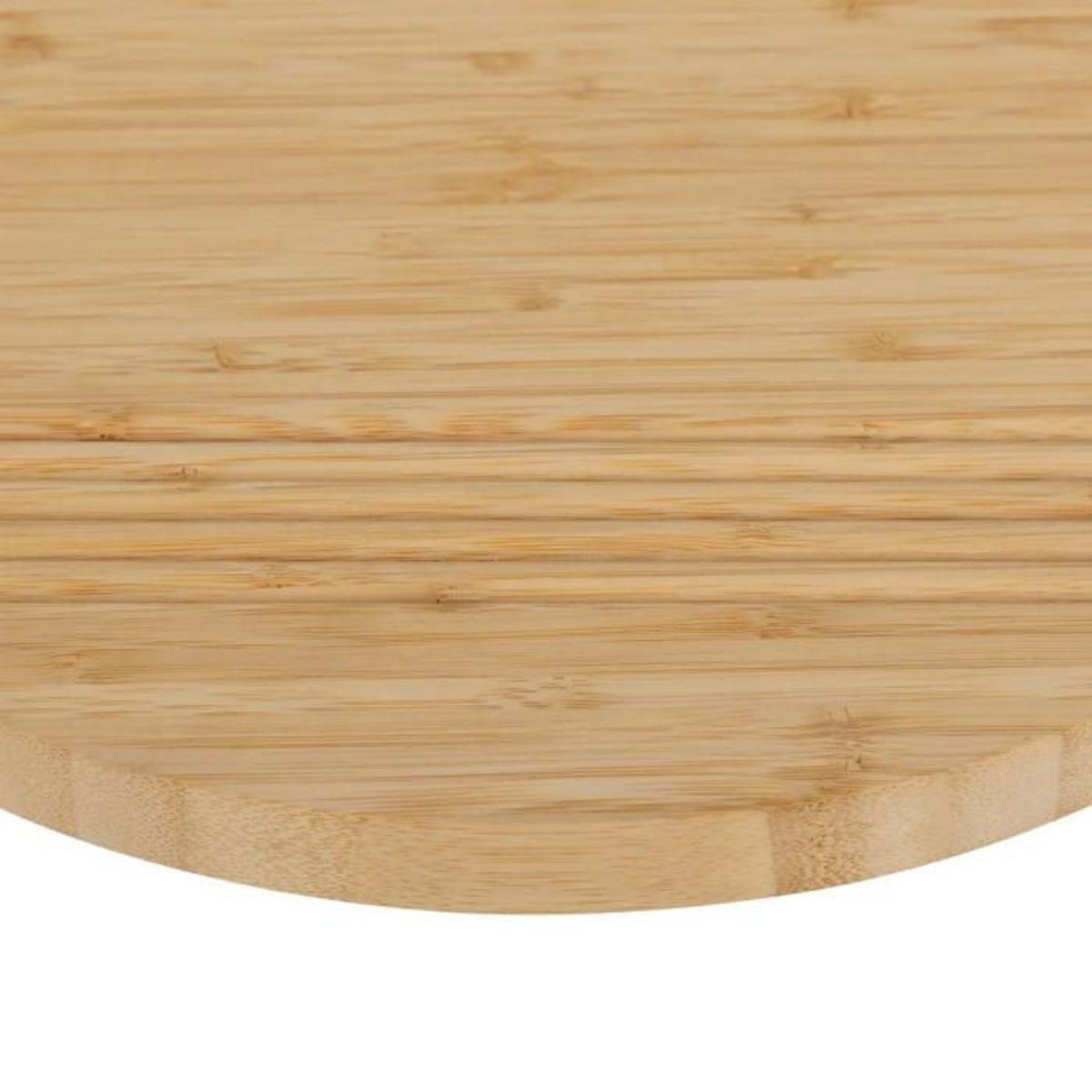 FIVE Plateau Tournant en Bambou  Rainuré  35cm Naturel