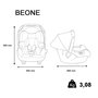 Voir la diapositive 3 : NANIA Siège auto groupe 0+ Beone Linea 