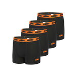 KTM Lot de 4 boxers en coton homme. Coloris disponibles : Noir