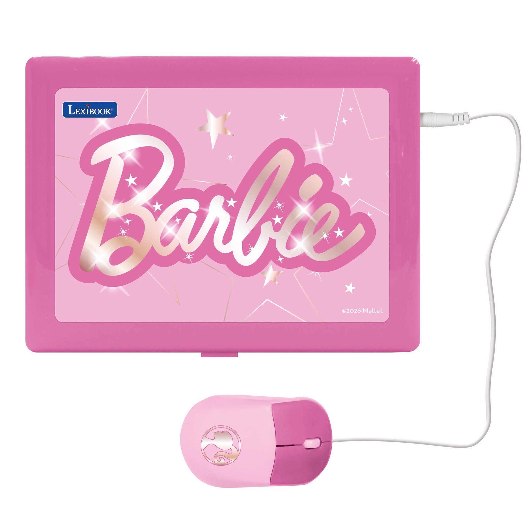 Voir la diapositive 2 : Lexibook Ordinateur éducatif bilingue avec 164 activités Barbie (EN/FR)