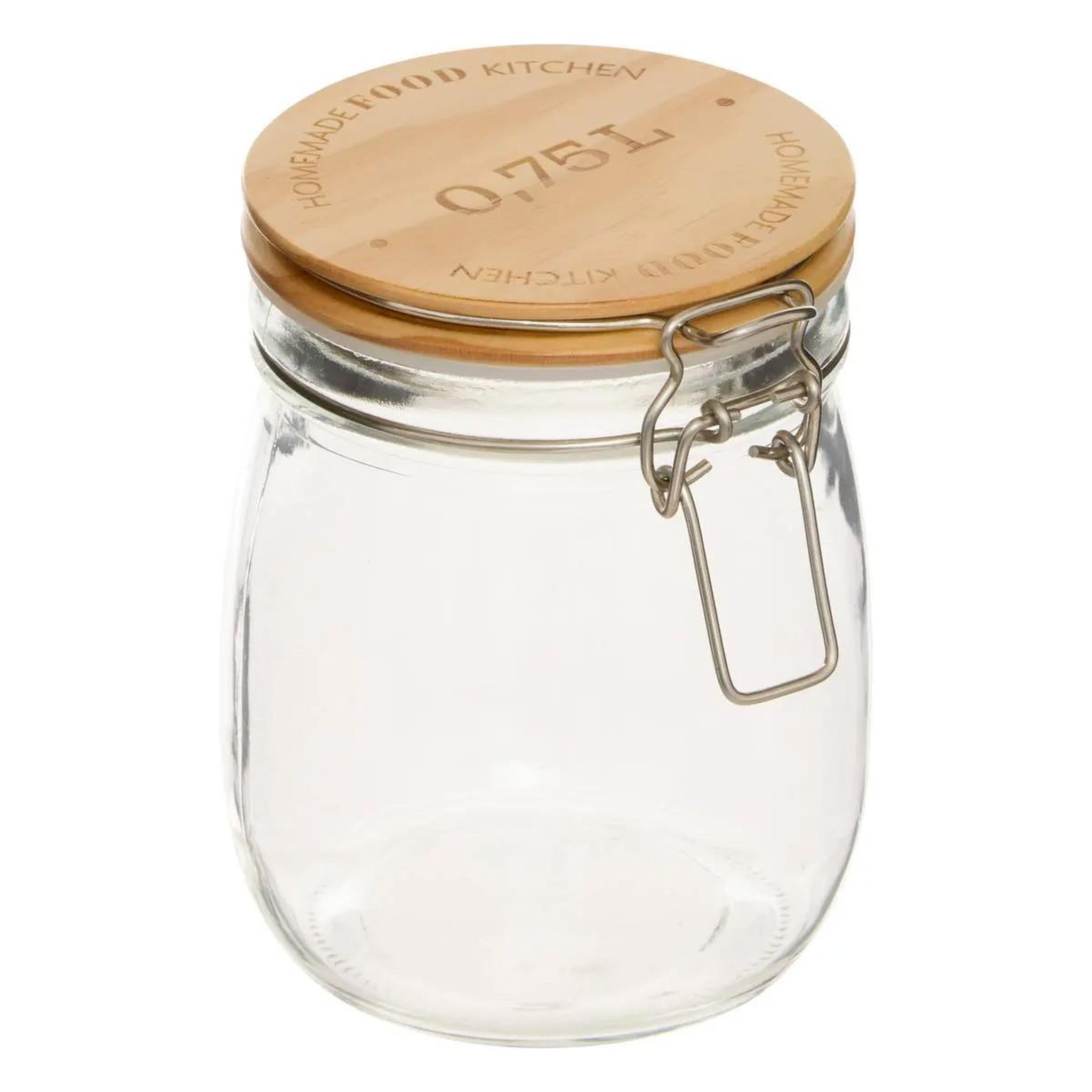 FIVE Bocal en verre  wording  0,75l transparent