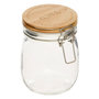 Voir la diapositive 1 : FIVE Bocal en Verre  Wording  0,75L Transparent
