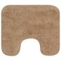 Voir la diapositive 3 : VIDAXL Jeu de tapis de salle de bain 3 pcs Tissu Beige