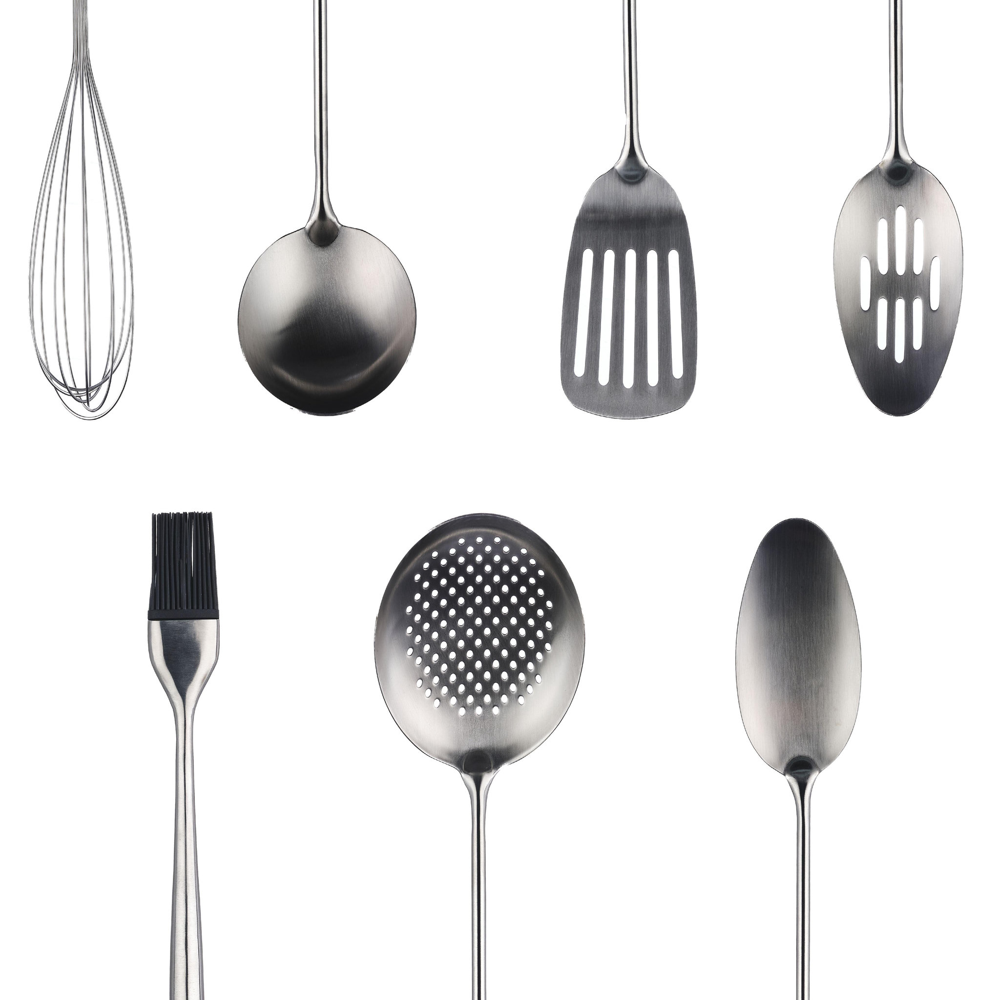 Voir la diapositive 4 : BJORN Set d'ustensiles de cuisine en acier inoxydable stal - 10 pièces