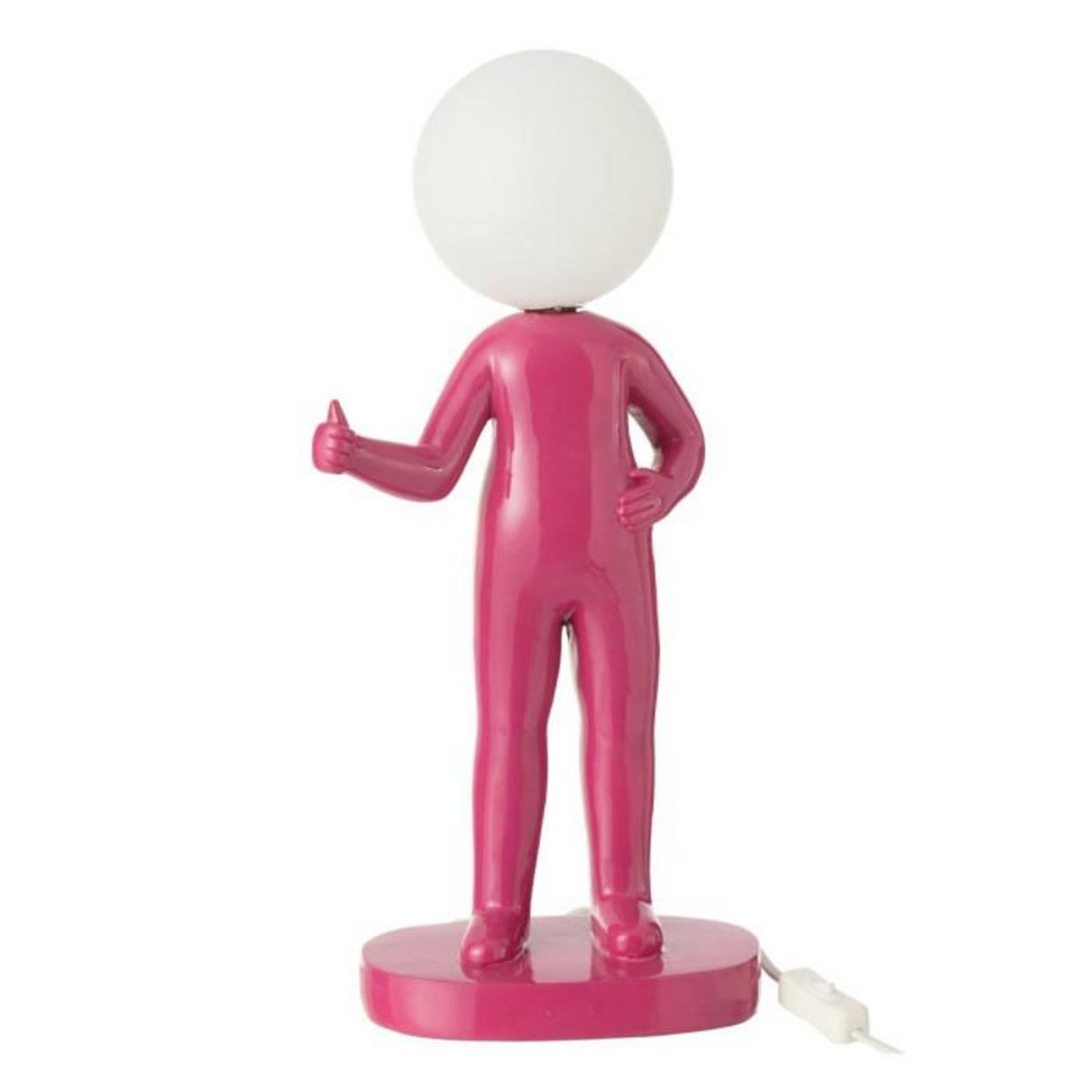 Paris Prix Lampe à Poser en Résine  Pouces  44cm Fuchsia