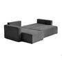 Voir la diapositive 3 : BEST MOBILIER Topaze - canapé d'angle réversible - 4 places - convertible avec coffre - en velours côtelé plat