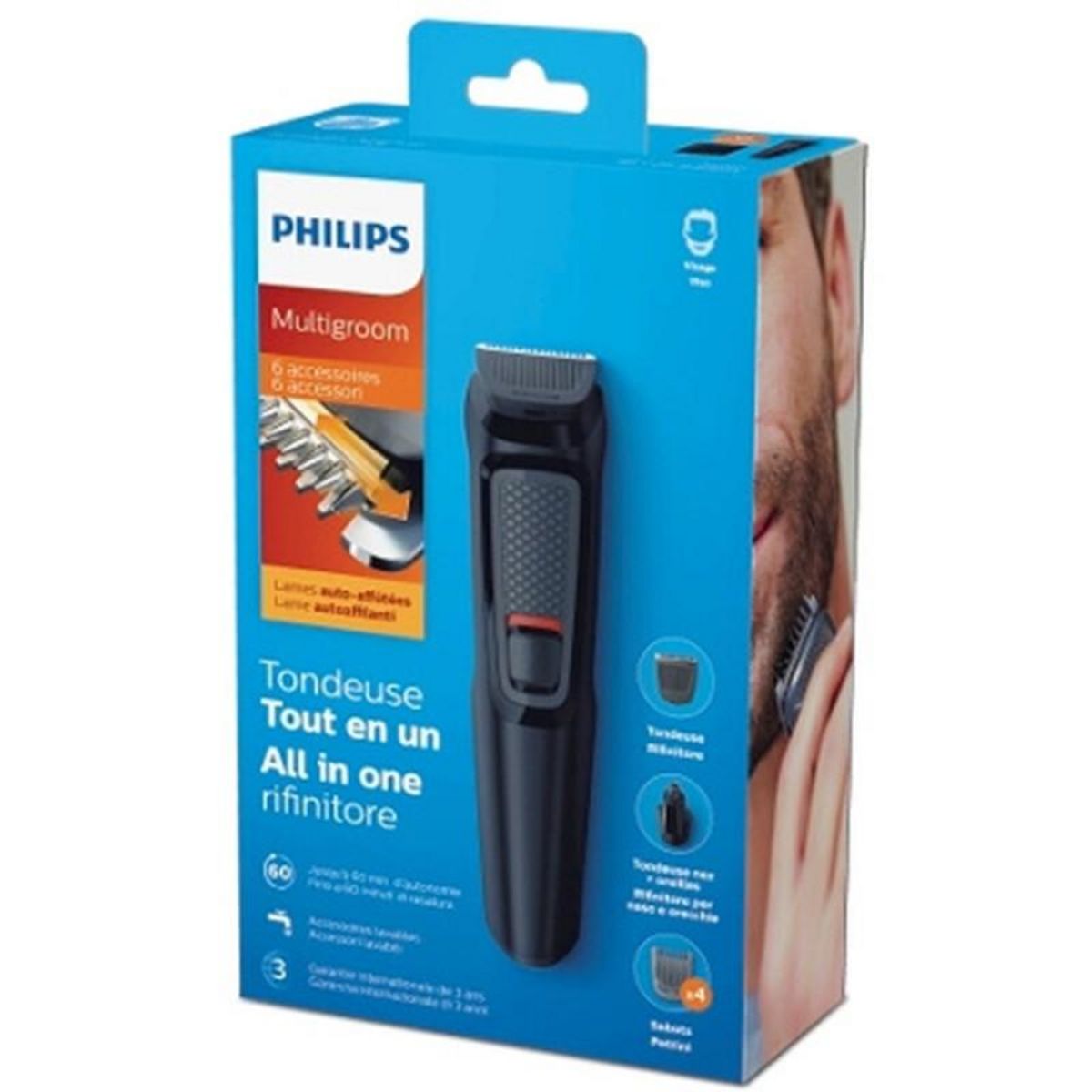 Philips Tondeuse homme Philips MG3710 15 MULTIGROOM