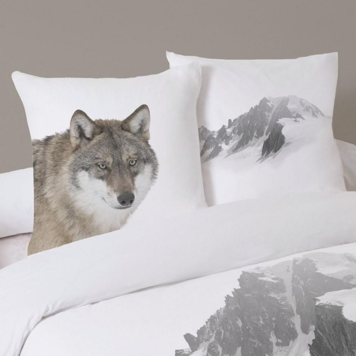 Dourev Housse de couette 260x240 CIMES + 2 taies 100% coton