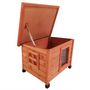Voir la diapositive 3 : @Pet @Pet Maison pour chat d'exterieur XL 68,5x54x51,5 cm bois marron