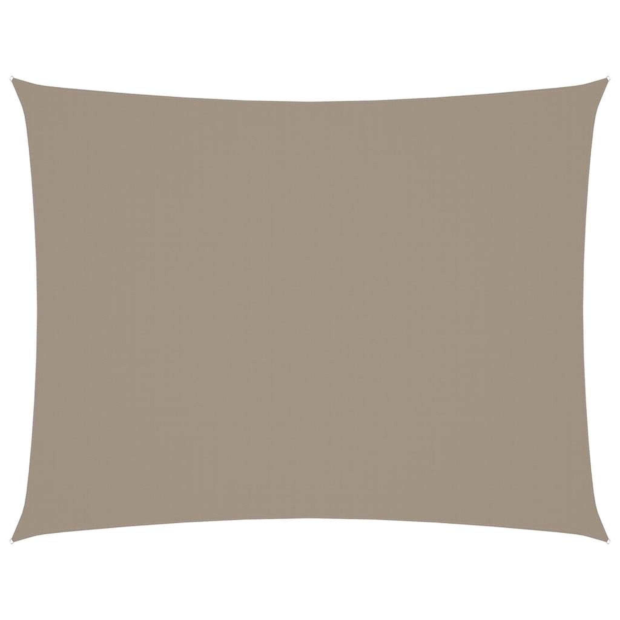 Voir la diapositive 2 : VIDAXL Voile de parasol tissu oxford rectangulaire 6x7 m taupe