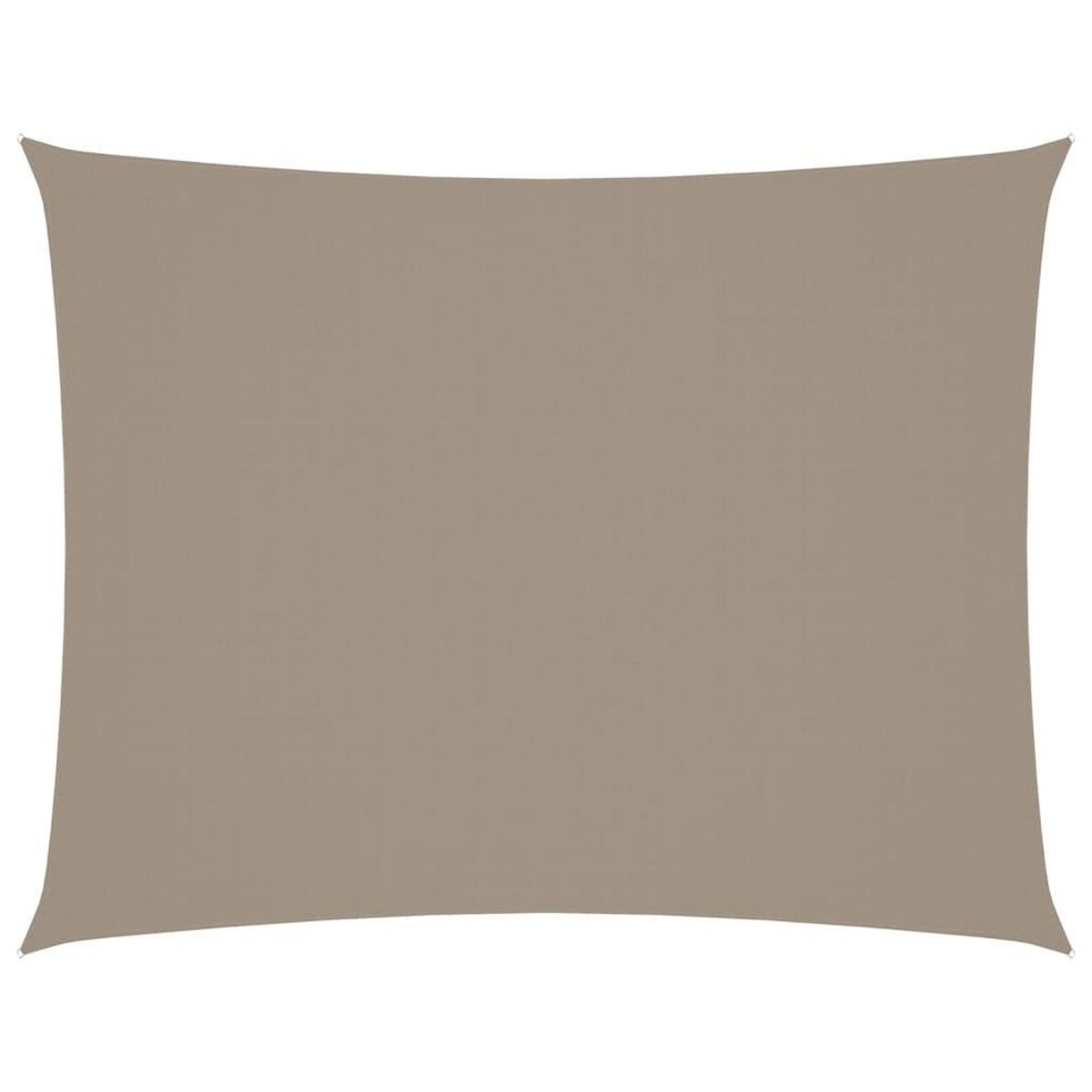 VIDAXL Voile de parasol tissu oxford rectangulaire 6x7 m taupe