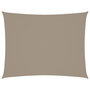 Voir la diapositive 2 : VIDAXL Voile de parasol tissu oxford rectangulaire 6x7 m taupe