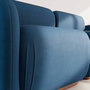 Voir la diapositive 5 : LISA DESIGN Penelope - canapé droit modulable 2 places en velours texturé