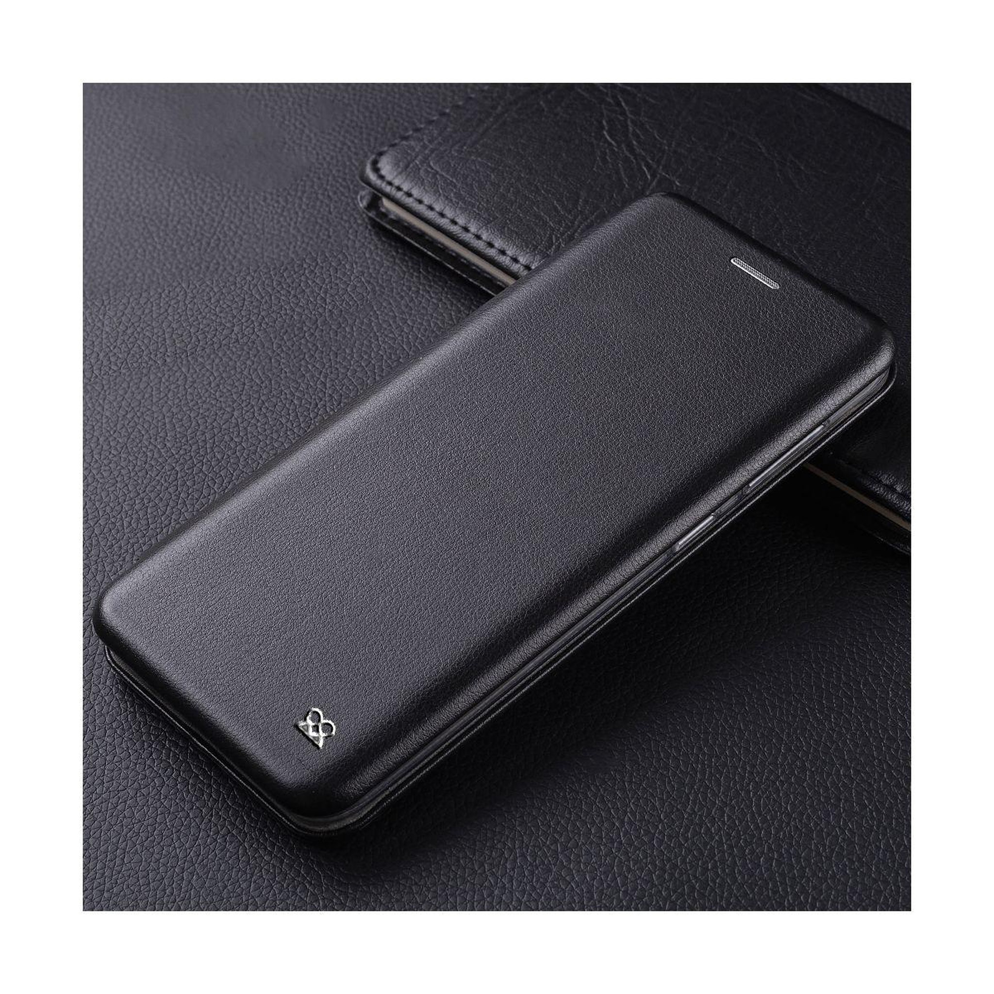Voir la diapositive 2 : IBROZ Etui huawei p40 lite cuir noir