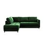 Voir la diapositive 6 : LISA DESIGN Anna - canapé d'angle gauche - 5 places - convertible - en velours