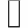 Voir la diapositive 5 : VIDAXL Pieds de table basse forme de U 2 pcs noir 50x(110-111)cm acier