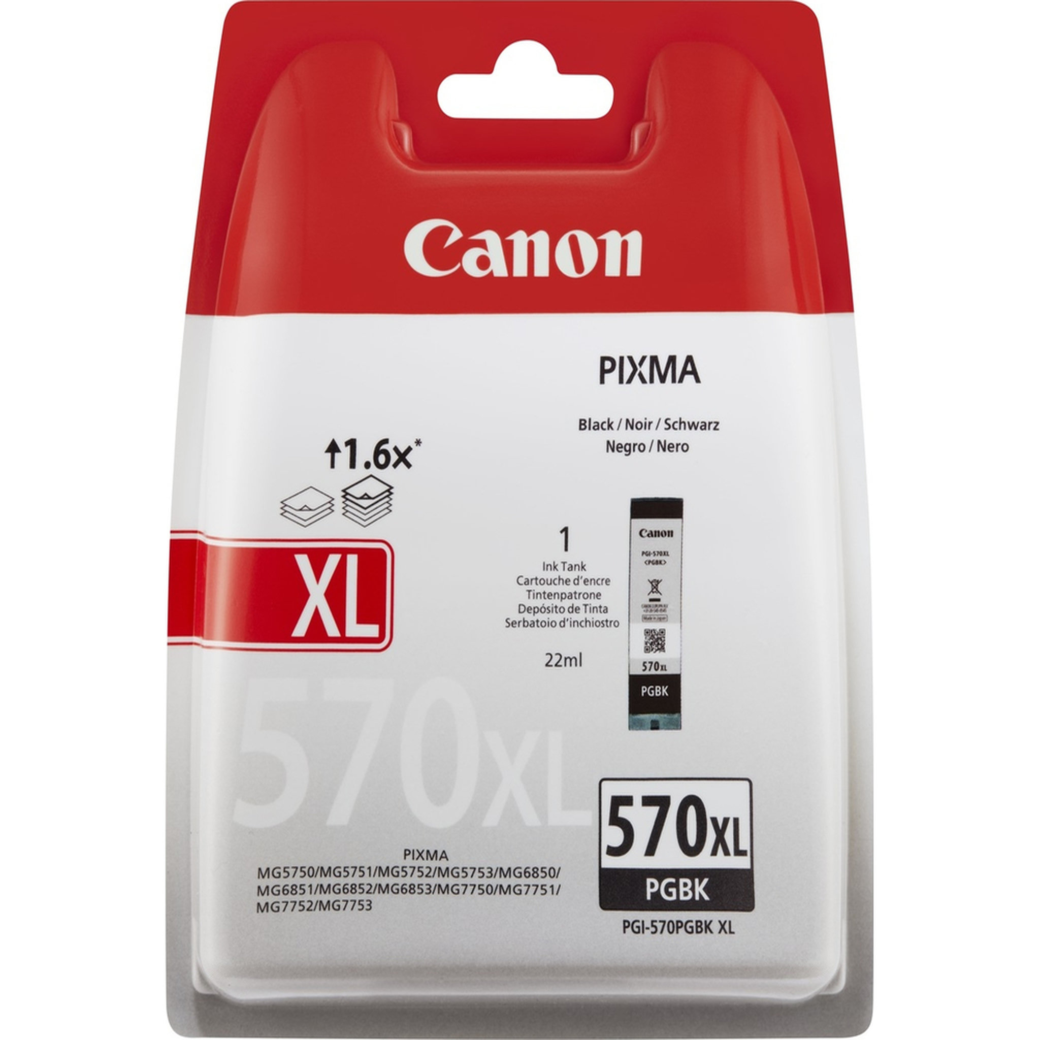 CANON Cartouche d'encre PGI-570 XL - Noir