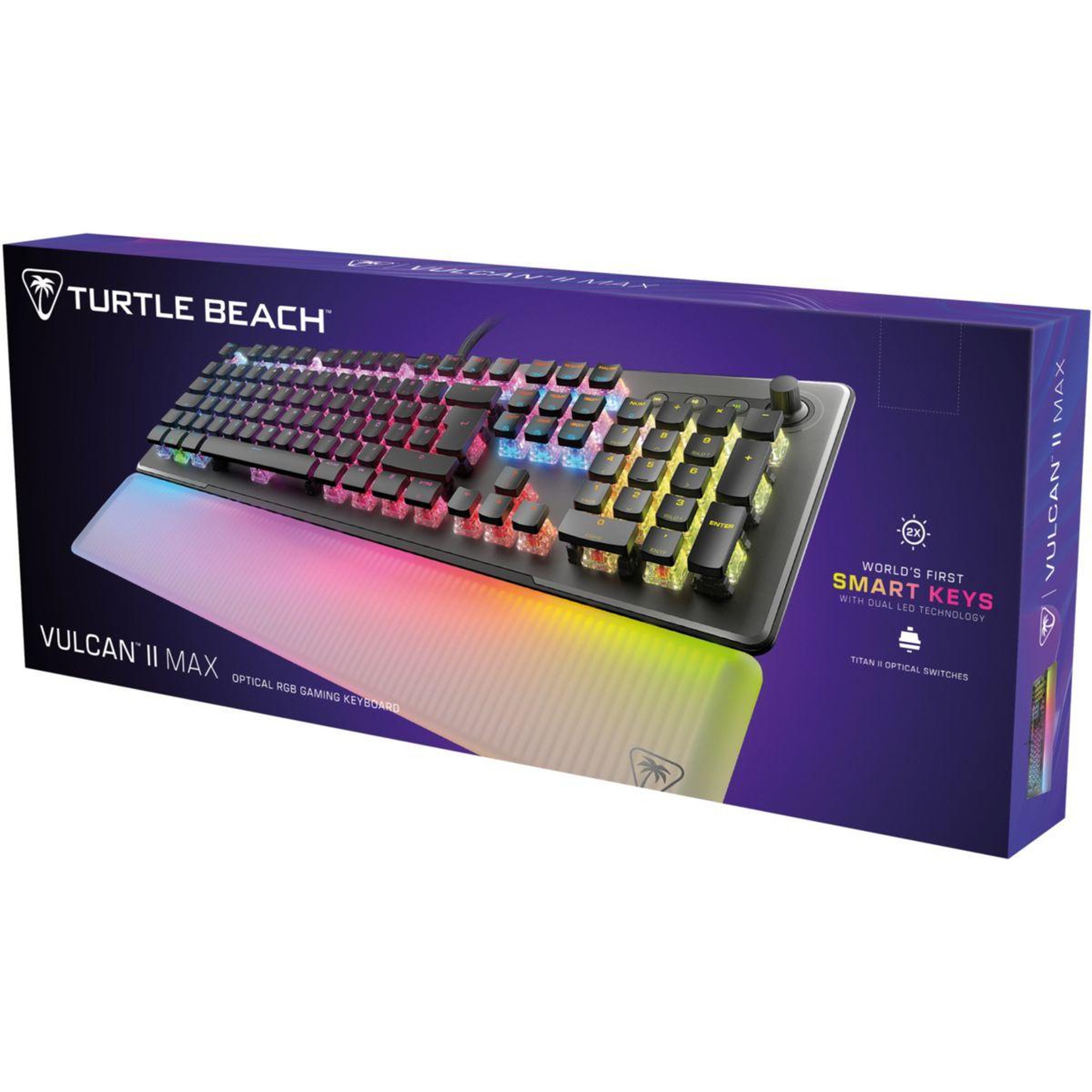 Voir la diapositive 4 : Turtle Beach Clavier gamer vulcan ii max noir linear