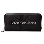 CALVIN KLEIN JEANS Portefeuille  Femme Calvin Klein Jeans Sculpted Zip Around. Coloris disponibles : Noir