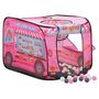 Voir la diapositive 2 : VIDAXL Tente de jeu pour enfants avec 250 balles Rose 70x112x70 cm