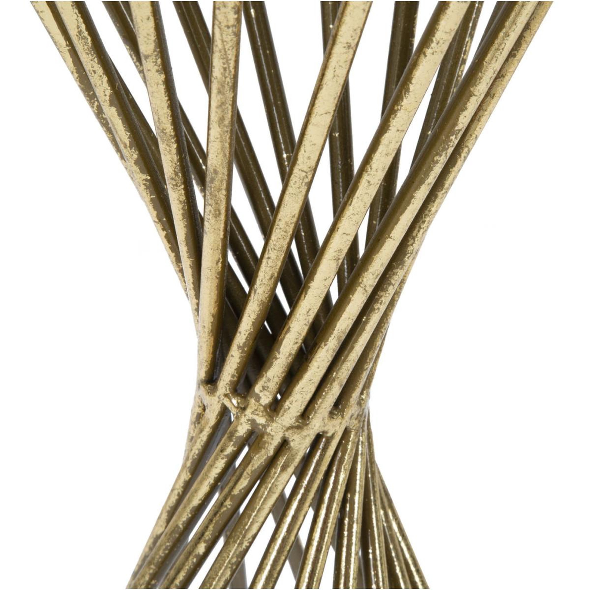 Voir la diapositive 3 : Paris Prix Table d'Appoint Design  Hypnose  70cm Or