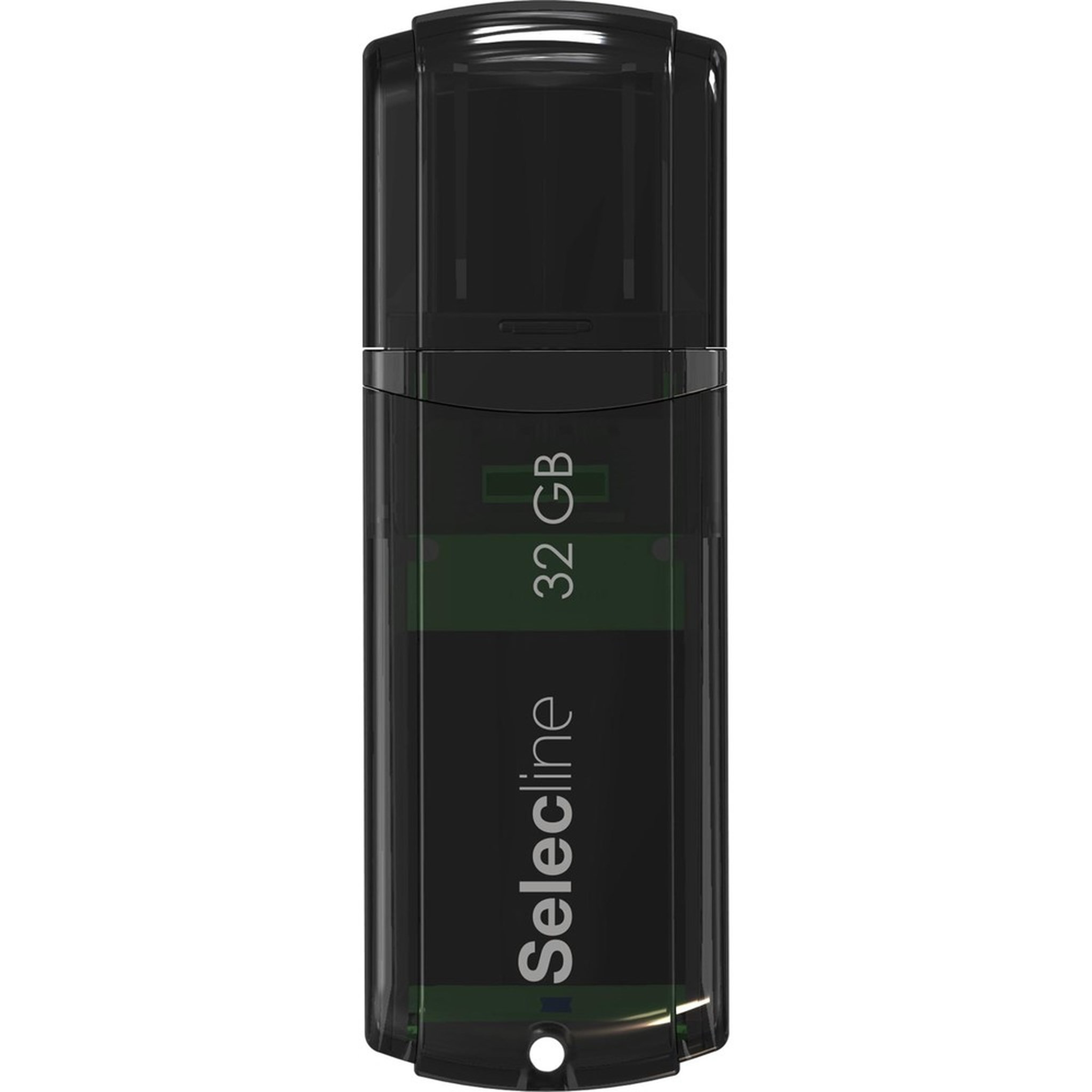 Voir la diapositive 1 : SELECLINE Cle usb Noire Transparente - USB 2.0 - 32 Go