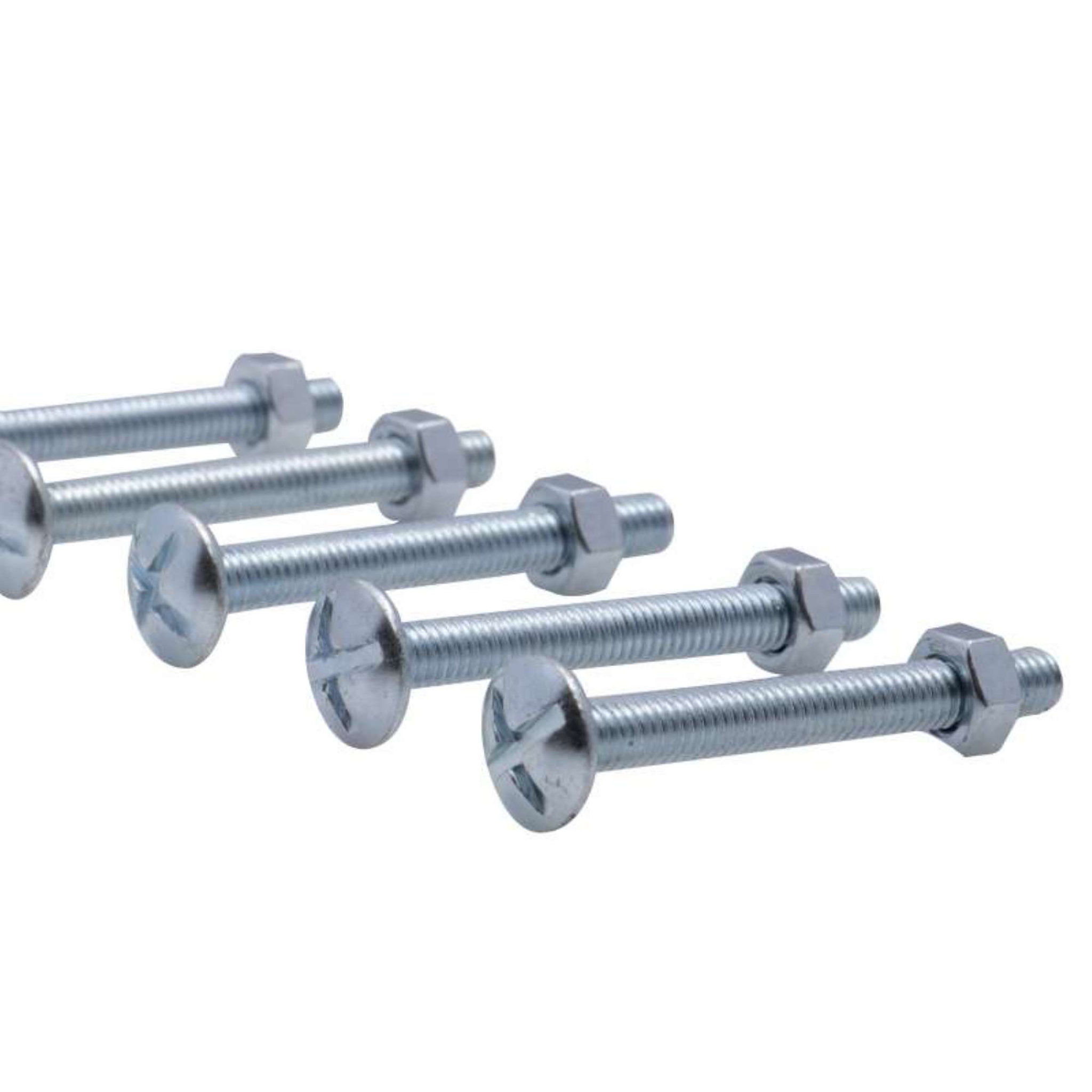 Voir la diapositive 4 :  Boulon poêlier zingué Vissal Ø 6x60mm  lot de 8 boulons