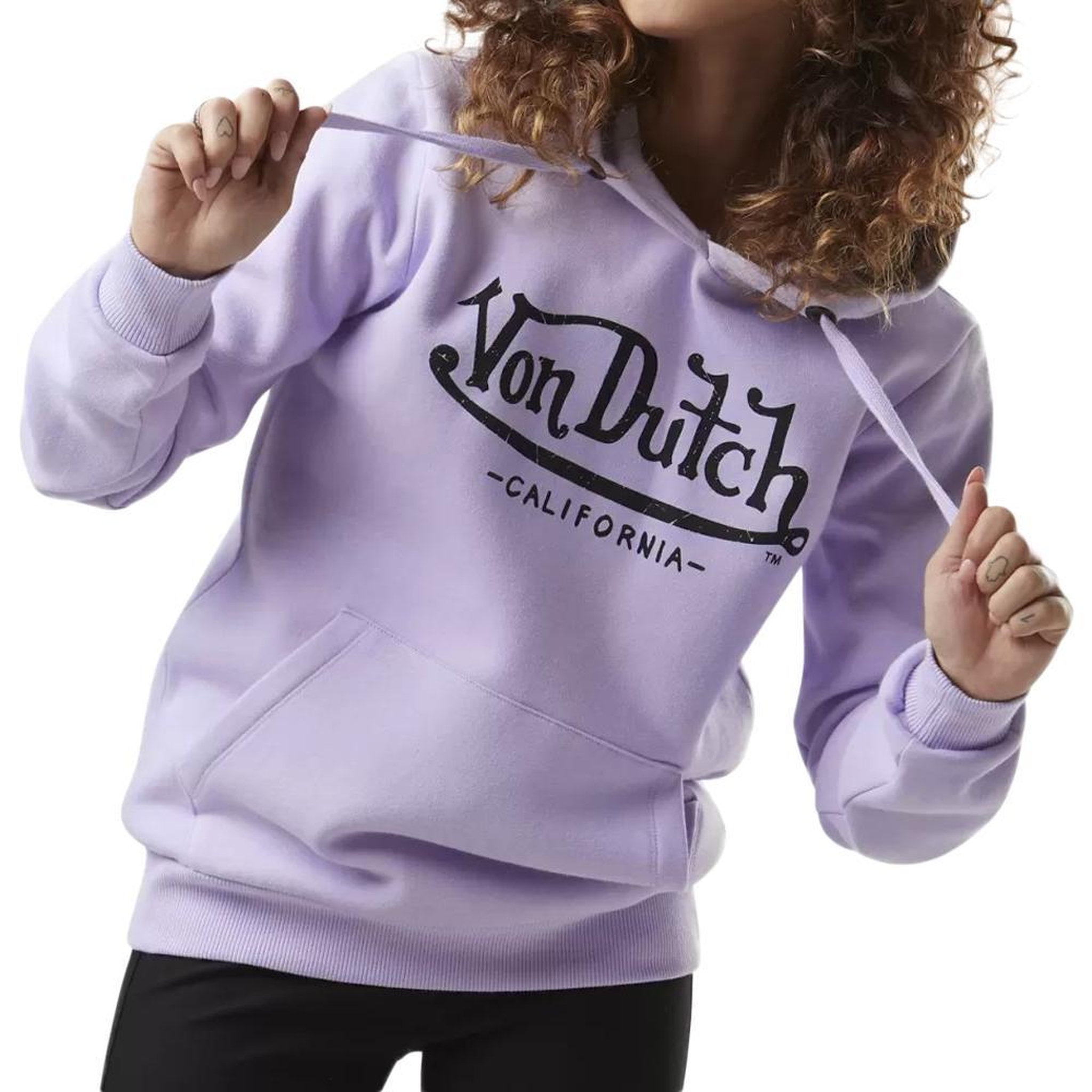 Voir la diapositive 1 : VON DUTCH Sweat Mauve Femme Von Dutch Basill