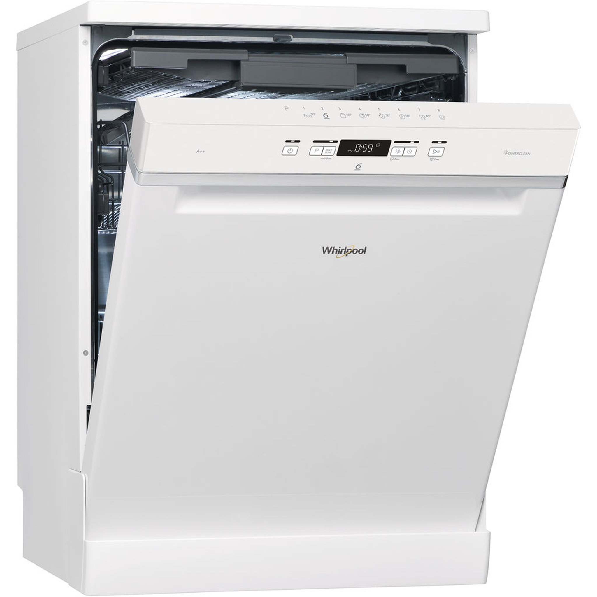 Voir la diapositive 1 : WHIRLPOOL Lave-vaisselle Pose libre WFC3C24PF - 14 couverts - 60 cm - 44 dB - 8 programmes