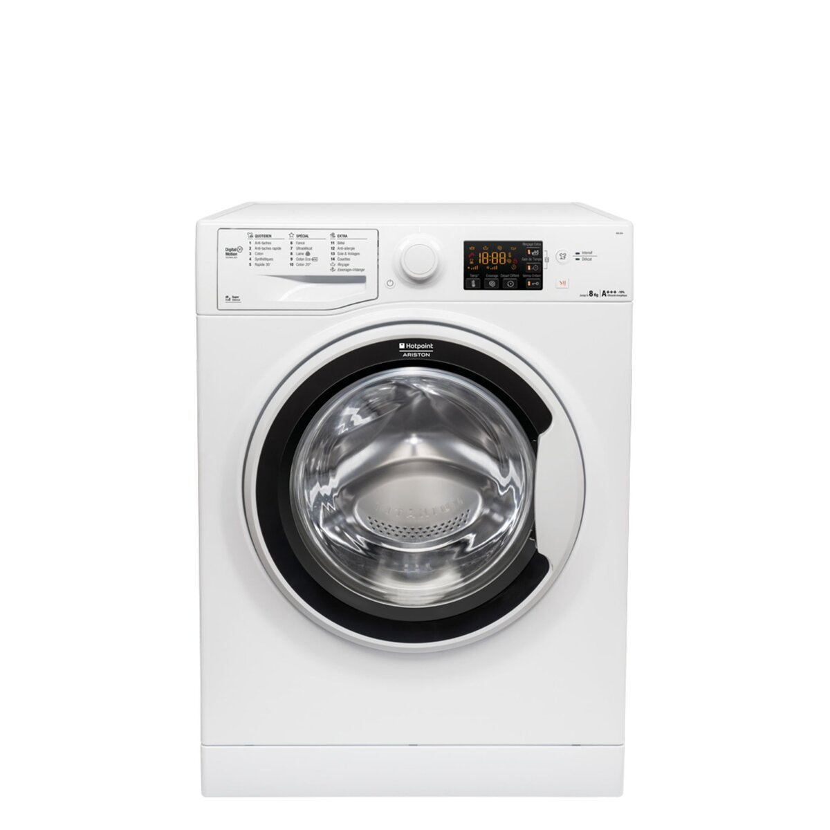 HOTPOINT Lave-linge hublot RSG 824 FR, 8 Kg, 1200 T/min