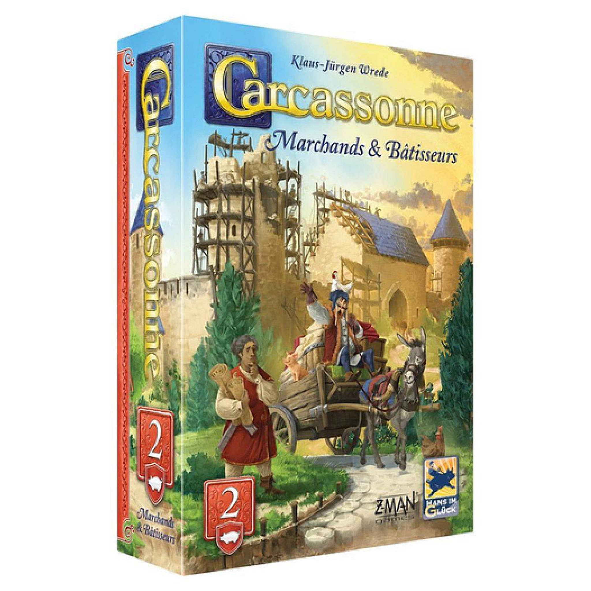 Voir la diapositive 2 : Days Of Wonder Carcassonne : marchands et bâtisseurs extention 2025