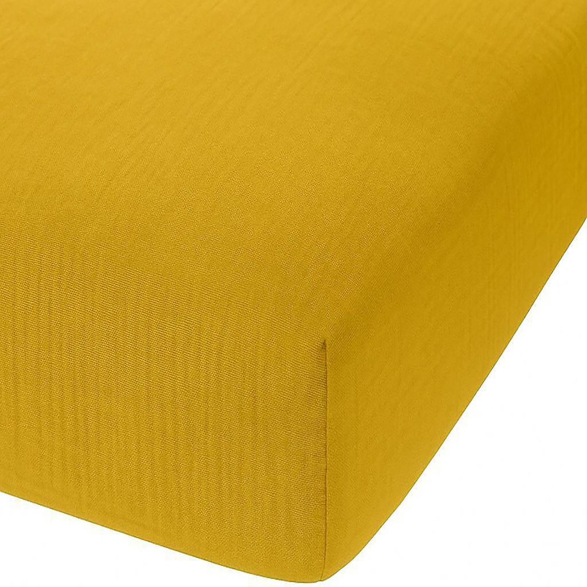 Voir la diapositive 1 : Home collection Drap housse 100% gaze de coton