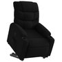 Voir la diapositive 3 : VIDAXL Fauteuil inclinable noir tissu