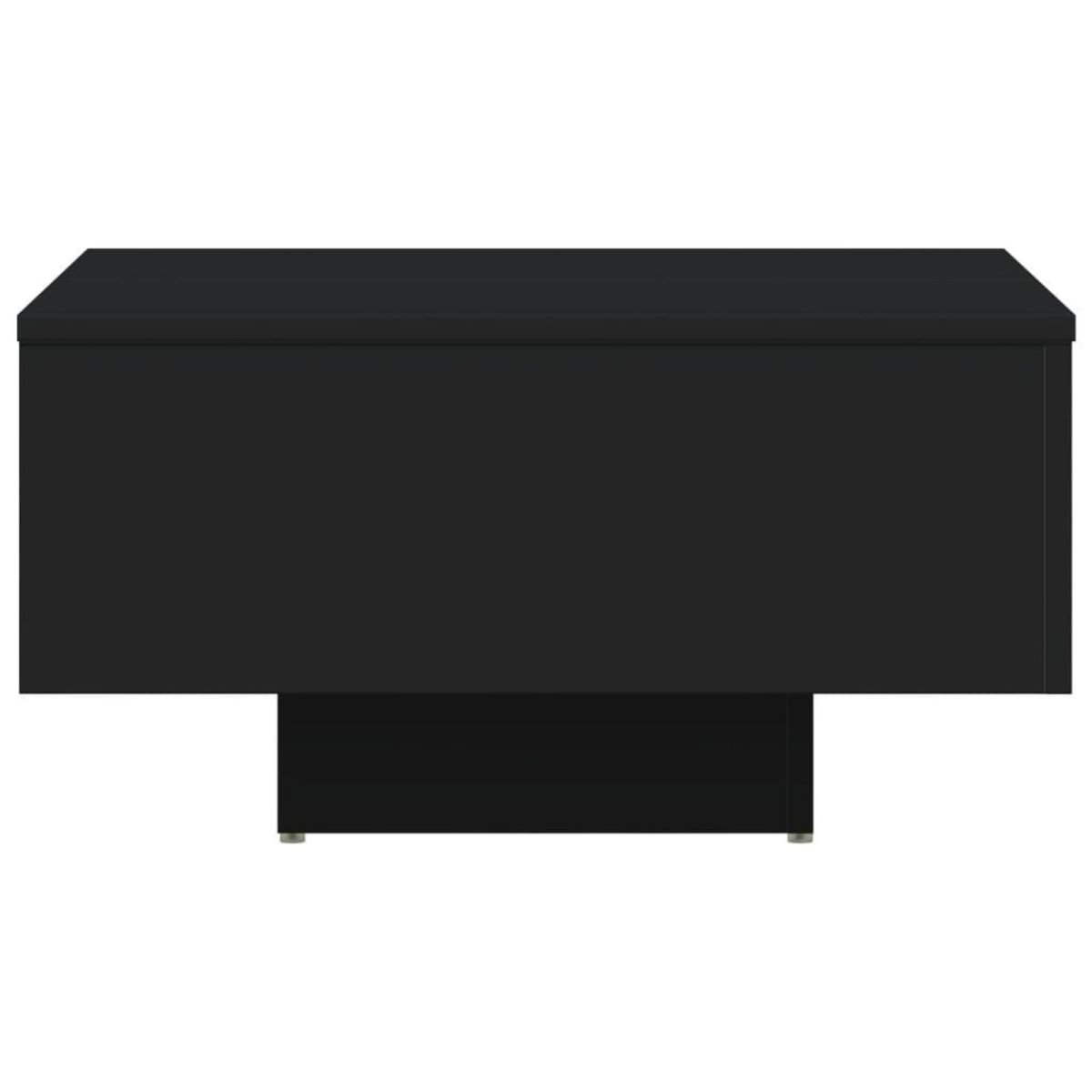 VIDAXL Table basse noir 60x60x31,5 cm bois d'ingenierie