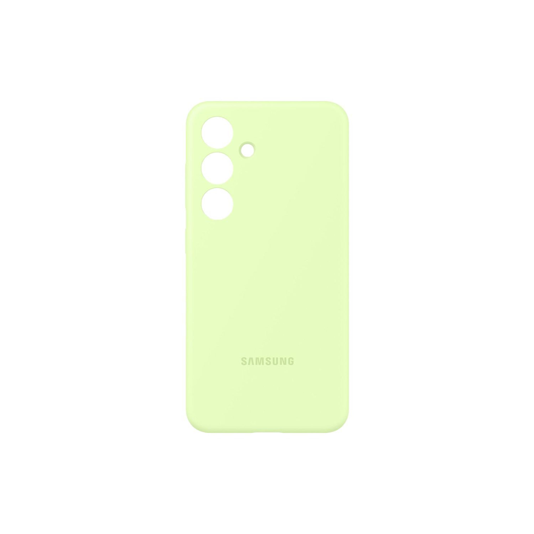 Voir la diapositive 3 : Samsung Coque en silicone pour Samsung Galaxy S24 Vert Clair