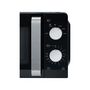 Voir la diapositive 3 : SEVERIN Micro-ondes solo 17l 700w noir/argent - MW7886