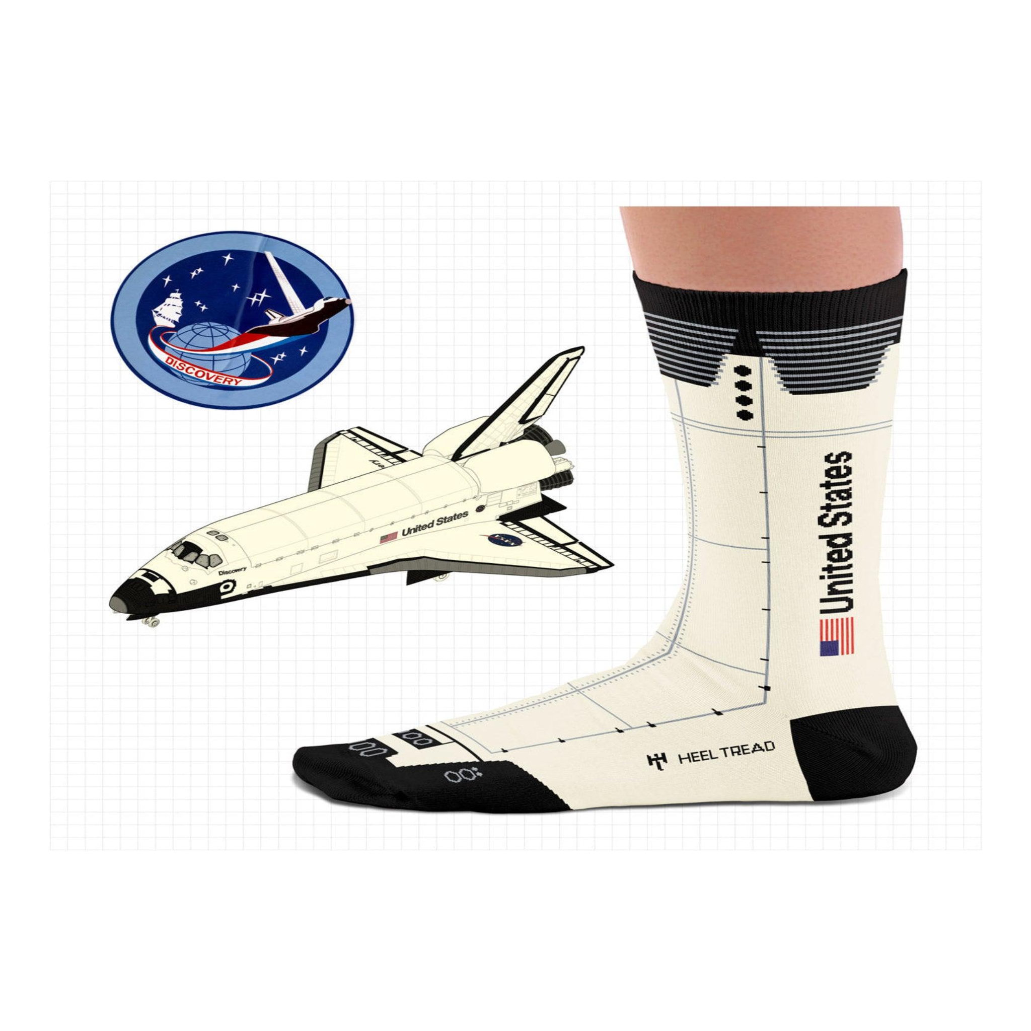 Voir la diapositive 3 : SOCK AFFAIRS Chaussettes navette spatiale de la nasa