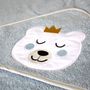 Voir la diapositive 3 : Babycalin Cape de bain éponge couleur à capuche