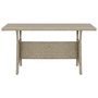 Voir la diapositive 2 : VIDAXL Table de jardin Gris 120x70x66 cm Resine tressee