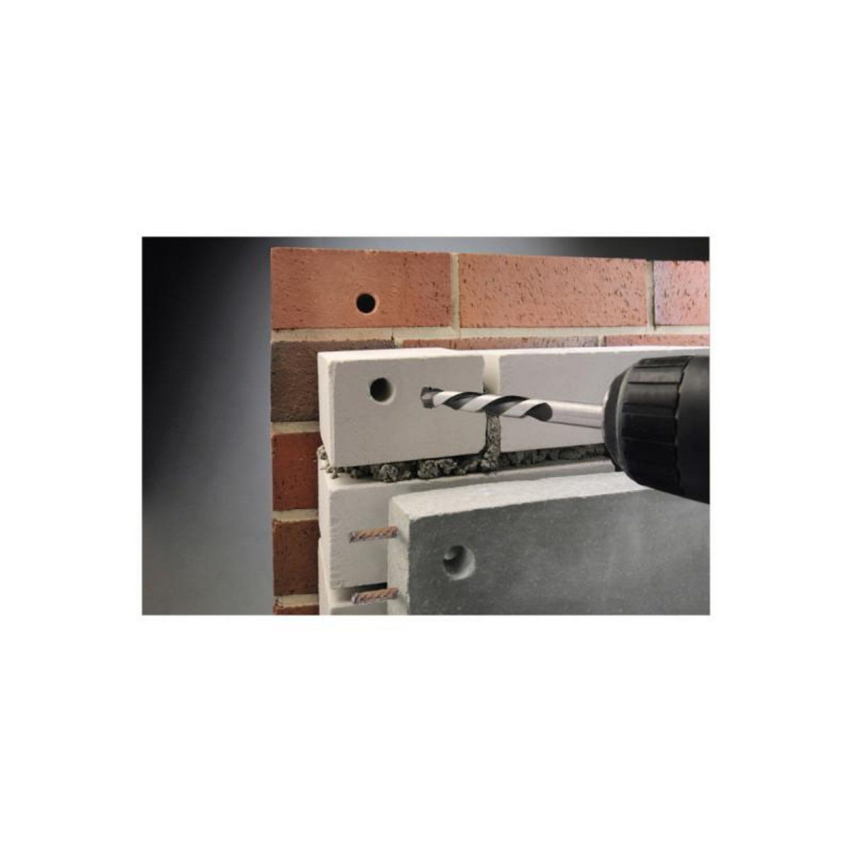 KWB Jeu de 5 forets à béton et pierre KWB - 3 à 8 mm