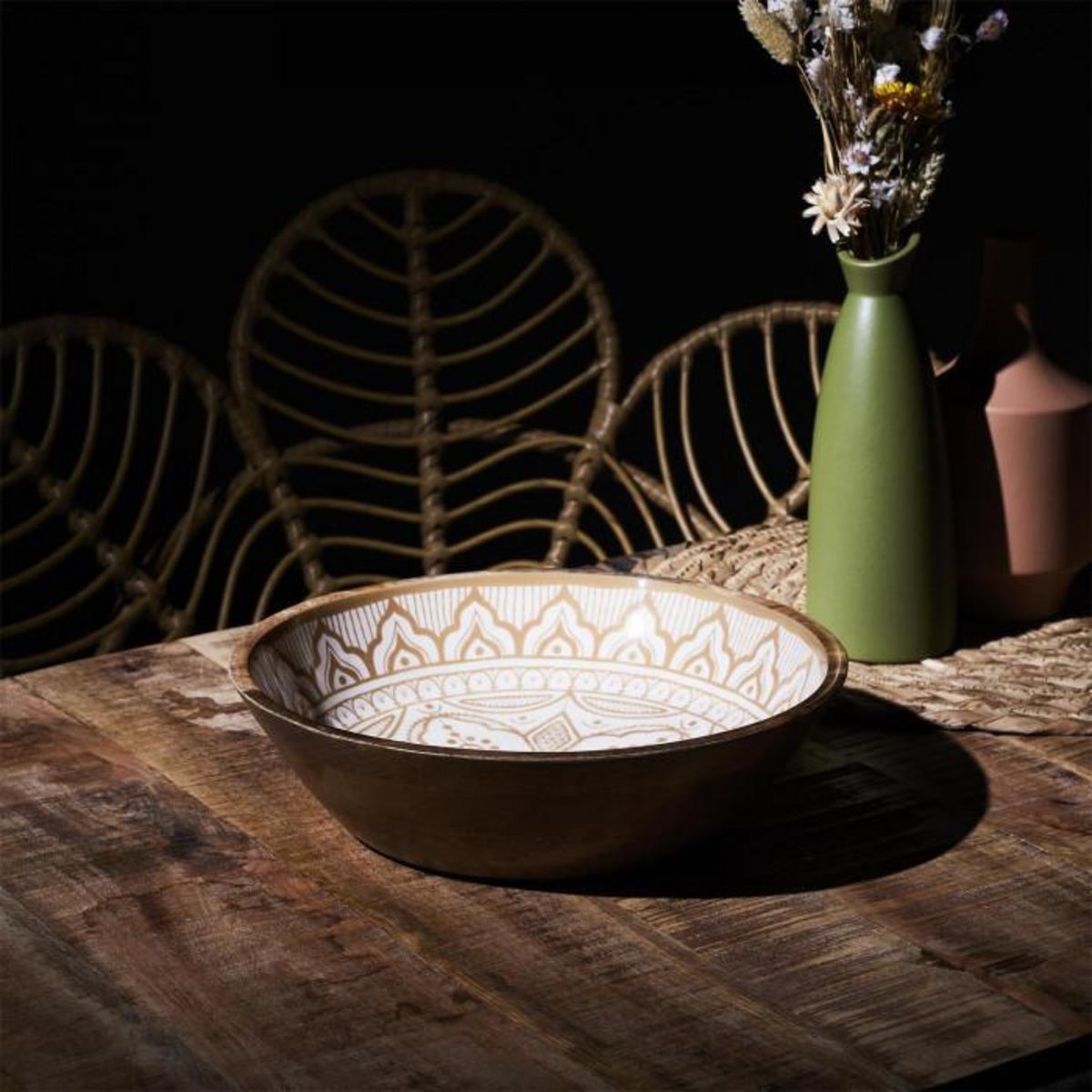 Paris Prix Saladier en Bois  Dune  28cm Terracotta